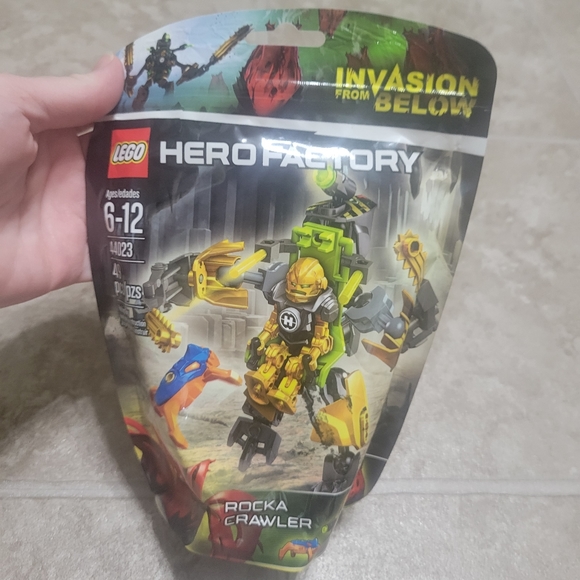 Lego Other - Lego Hero Factory Rocka Crawler NEW 44023 Invasion Below Retired Sealed